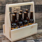 flaschenträger 8er natur mit einsatz bier