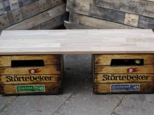 bierkasten sitzbank eiche