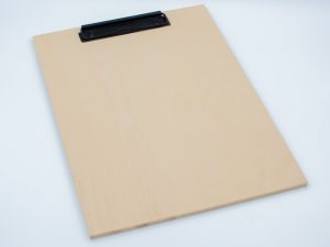 Klemmbrett/Menükarte aus Holz