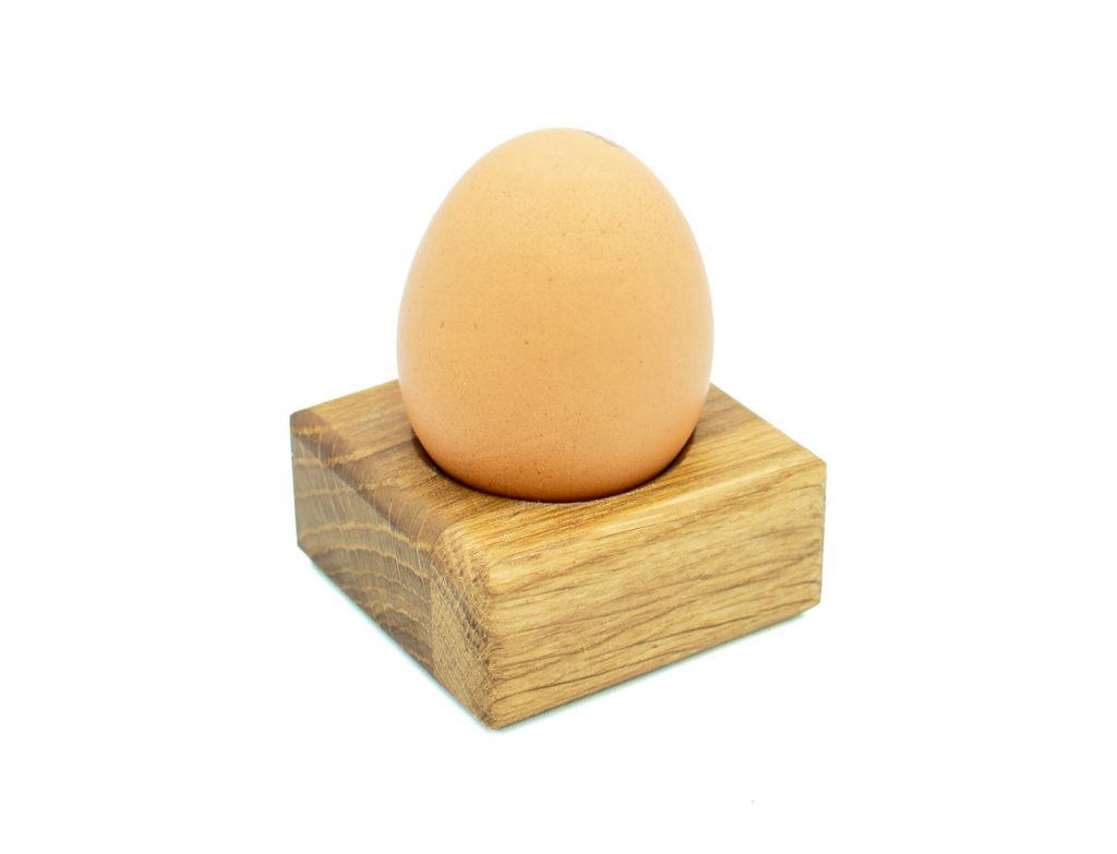 holz eierbecher eiche Ei